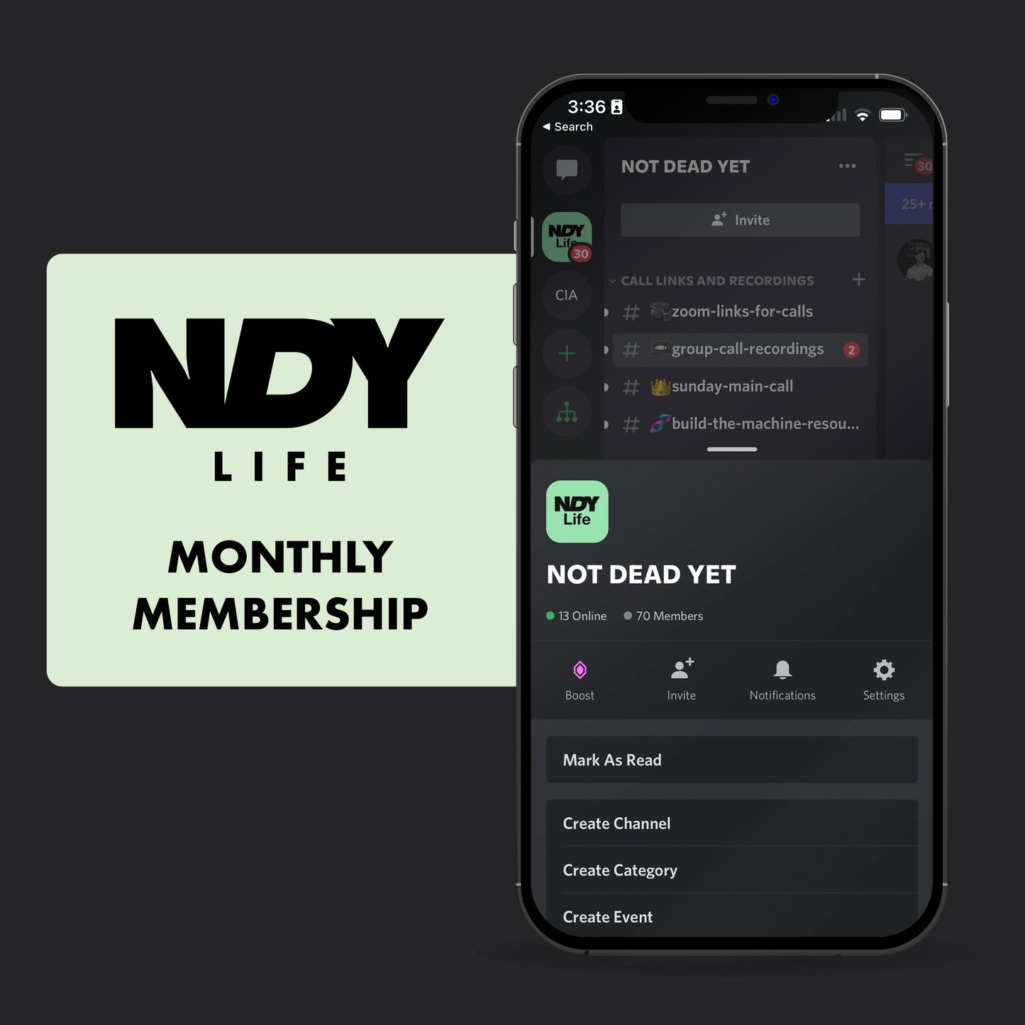NDYL - Monthly Membership for retreat attendees