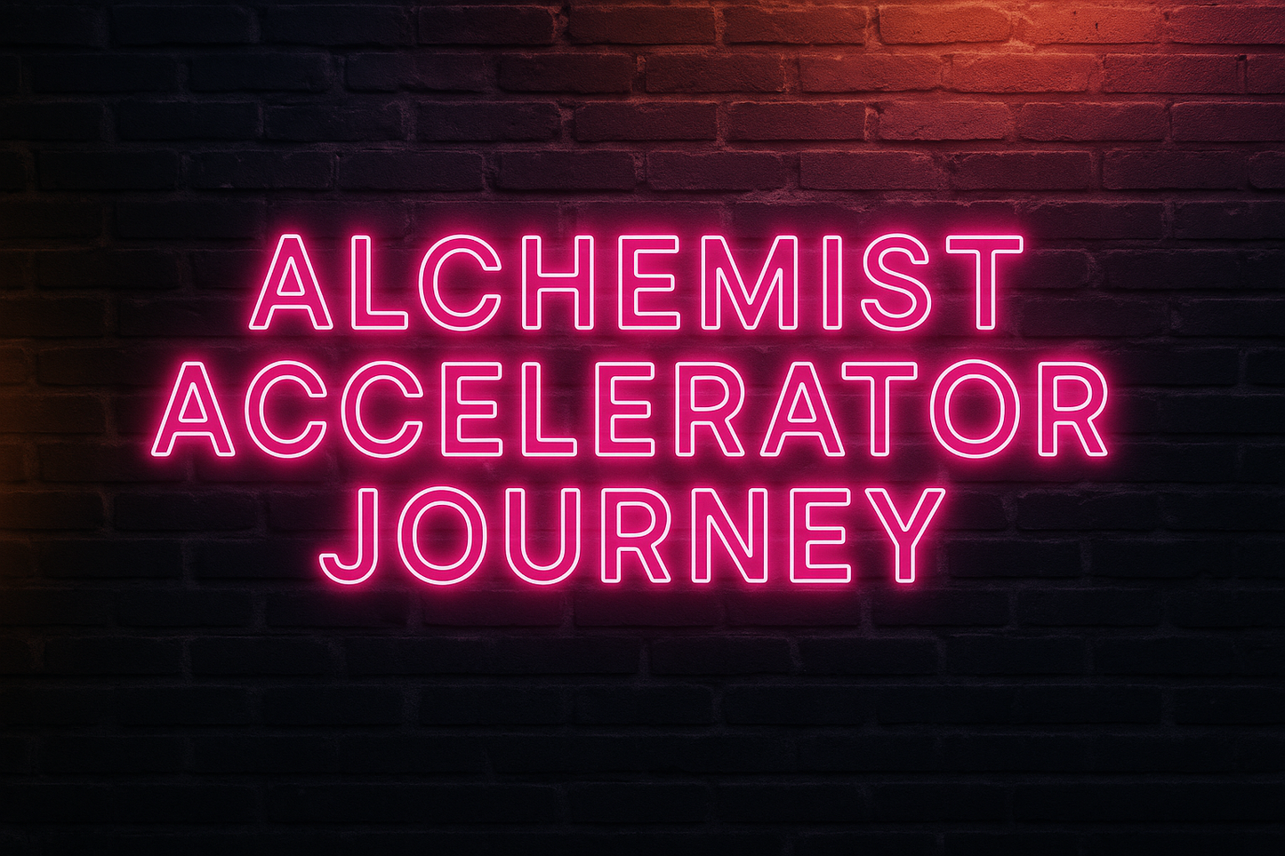ALCHEMIST ACCELERATOR JOURNEY 1:1 add on